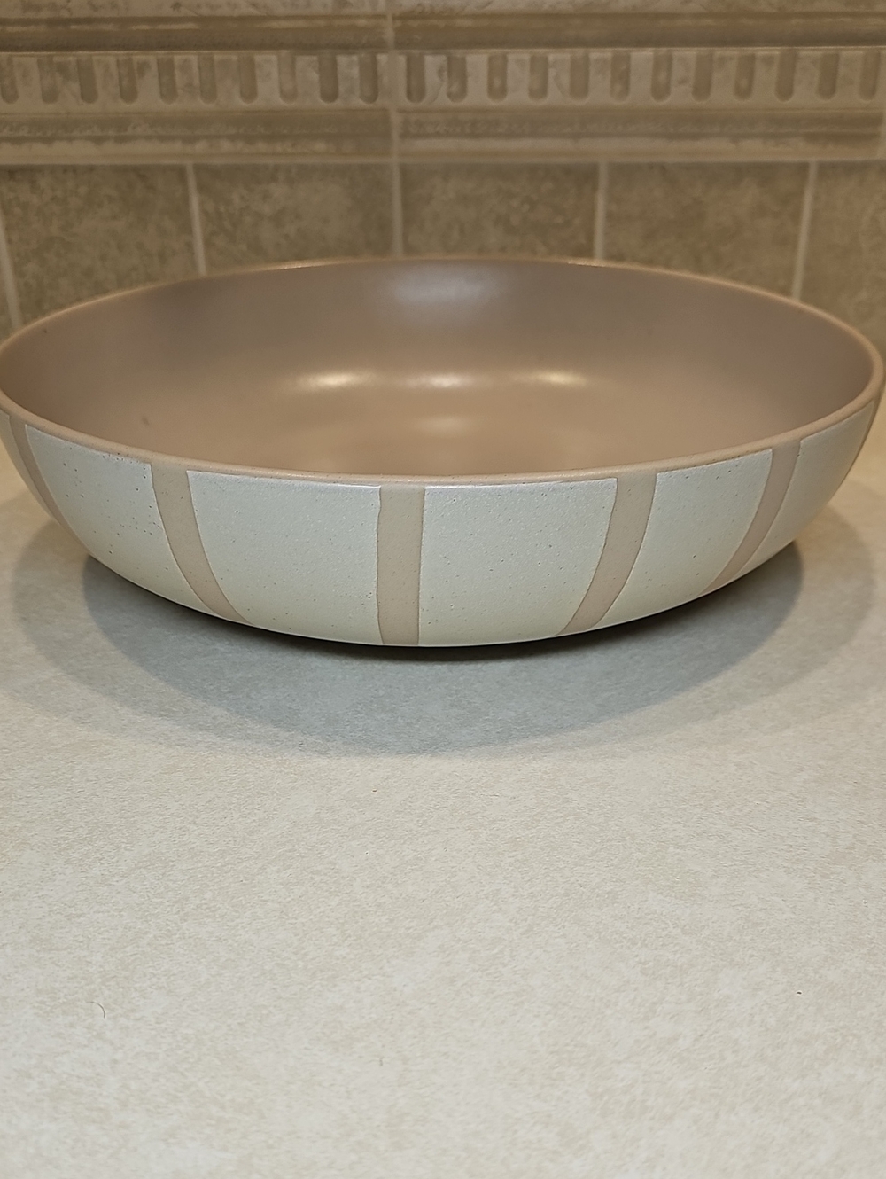 Hearth & Hand Ceramic Decorative Bowl 12.5" Sour Cream